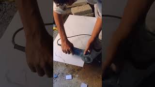 How To Cutting Tile diy shorts tile tips amazing [upl. by Pero244]