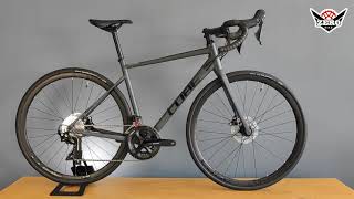 BICICLETA DE RUTA CUBE ATTAIN SLX GREY amp BLACK 2023 [upl. by Mairb]