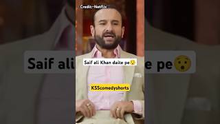 Saif ali Khan ft kapil new show shorts comedy kapilsharma [upl. by Janette916]