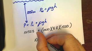 Physics Unit 94 Pressure at Depth [upl. by Acisseg]