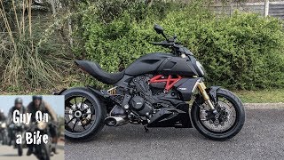 Real world test ride  2019 Ducati Diavel 1260 S Termignoni exhaust [upl. by Trebreh]