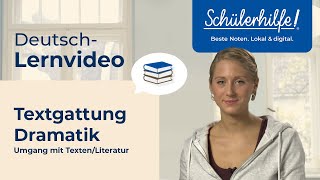 Dramatik  Umgang mit Texten amp Literatur 🎓 Schülerhilfe Lernvideo Deutsch [upl. by Yrruc]