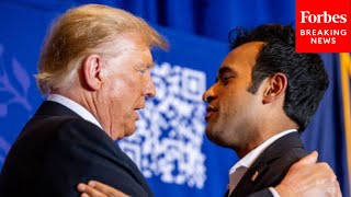 ‘Going To Be Saving A Lot Of Money’ Trump Lauds Musk amp Ramaswamy’s New Efficiency Department [upl. by Esinnej]