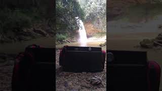 Aiwa exos 9 portable bluetooth speaker outdoor sound test video clip [upl. by Nnylyoj]