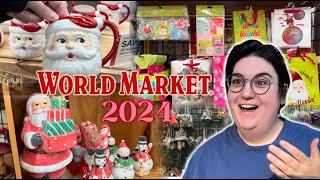 World Market Christmas 2024 SHOP WITH US for vintage inspired Christmas decorations [upl. by Constantina]