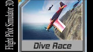 Dive Race  Flight Pilot Simulator 3D  best plane  aeroplane sim  Android Gameplay [upl. by Areta]