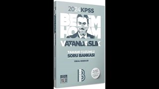 Benim Hocam 2024 KPSS Vatandaşlık Soru Bankası [upl. by Block]