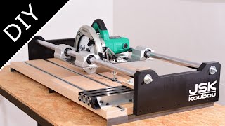 Making a 2in1 Circular Saw Slide Guide Easy Panel Saw [upl. by Domenico]