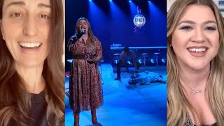 Sara Bareilles Reacts To Kelly Clarksons She Used To Be Mine [upl. by Hsirehc589]