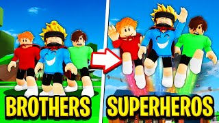 TRIPLET BROTHERS to SUPERBROTHERS in Roblox BROOKHAVEN RP [upl. by Steddman]