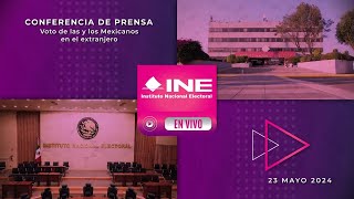 Conferencia de Prensa con motivo del voto de las y los mexicanos en el extranjero [upl. by Evangelist]