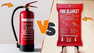 Fire Blanket vs Fire Extinguisher Which is the Best Fire Safety Tool [upl. by Eissolf]