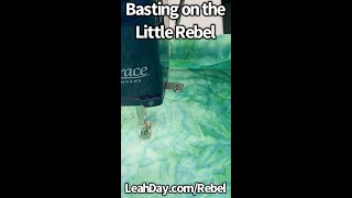 Baste Stitch on the Little Rebel Machine  Frame Quilting Basics [upl. by Naryt738]