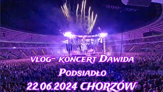 KONCERT DAWIDA PODSIADŁO CHORZÓW 22062024 [upl. by Nyrhtakyram]