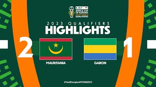 Mauritania 🆚 Gabon  Highlights  TotalEnergiesAFCONQ2023  MD6 Group I [upl. by Mathia]