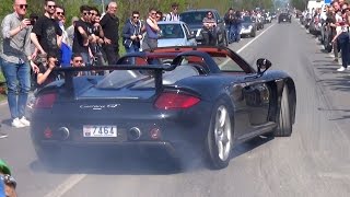 Launch Controls Accelerations amp Burnouts  Cars amp Coffee Italy Brescia 2017 [upl. by Maltzman213]