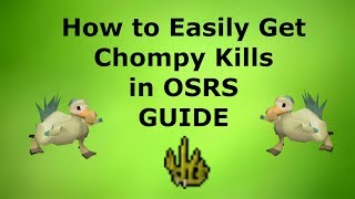 How to Get Chompy Kills 150200 Hour in OSRS [upl. by Ernaldus]