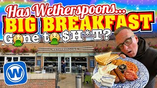 WetherSPOONS Large Full English Breakfast Has it GONE TO hT Since The Cost of Living Crisis [upl. by Tarr]