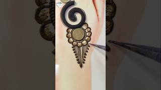 Beautiful trick mehndi design using mortin mehndi design videos new shorts youtubeshorts [upl. by Esilenna676]