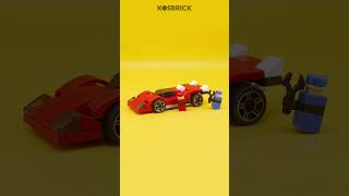 Lego Ferrari 512 M Mini Vehicles Tutorial [upl. by Niwhsa]