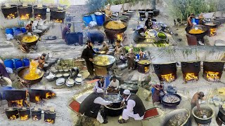 Amazing Afghanistan marriage ceremony  Afghanistan village food  Kabuli Pulao [upl. by Glenn]