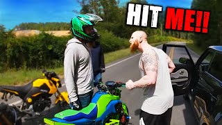 WHEN BIKERS FIGHT BACK  Crazy Motorcycle Moments Ep 29 [upl. by Lazar725]