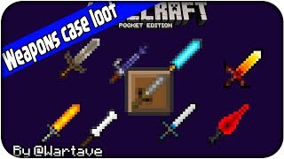 Weapons Case Loot  MOD Minecraft Bedrock Edition  1210  Download [upl. by Redmer]