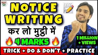 Notice Writing  Notice Writing Format  Notice Writing in Hindi  Class 101112678  In English [upl. by Howlond]