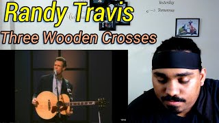 Randy Travis  Three Wooden Crosses Reaction [upl. by Ellinet]