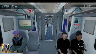 TSW5 Class 350 Guard Service 210924 Part 1 [upl. by Eednarb365]