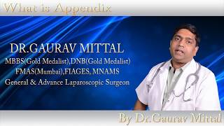 WHAT IS APPENDIX AND TREATMENT IN HINDI [upl. by Alliuqal80]