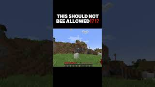 THIS SHOULD NOT BEE ALLOWED IN MINECRAFT fyp [upl. by Jepson]