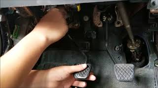 clutch pedal adjustment [upl. by Valentino]