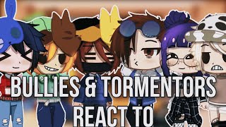 💫FNAF tormentors and Michael bullies react to Afton Family💫ENGRUS [upl. by Yltneb]