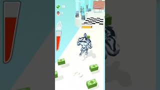 blue man bodybuilder vs Silverman game short video cartoon video shorts gaming gameplay [upl. by Icyaj]