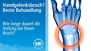 Handgelenksbruch Diagnose Komplikationen amp Behandlung [upl. by Heddie]