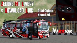 ZEDONE NEW HD LIVERY SKIN  പൊളി സാനം  DOWNLOAD LINK IN [upl. by Sotsirhc]