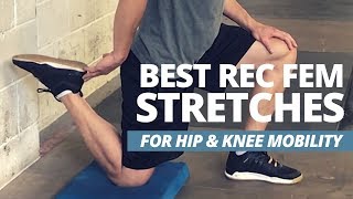 2 Exercises for the Best Rectus Femoris Stretch [upl. by Derraj162]