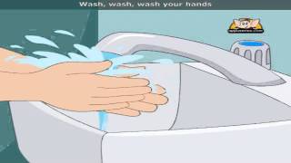 Wash Your Hands  Nursery Rhyme with Lyrics [upl. by Leighton]