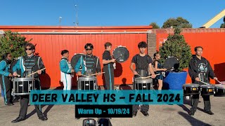 Deer Valley HS Fall 2024  Warm Up [upl. by Vin603]