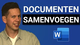 Samenvoegen of combineren van Word documenten [upl. by Baese960]