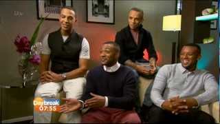 JLS on Daybreak 010213 [upl. by Airreis636]