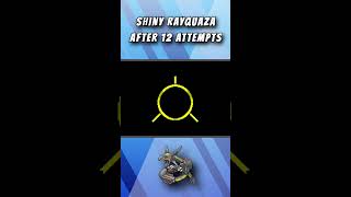 Shiny Rayquaza After 12 Attempts rayquaza shinyhunting pokemonemerald shinypokemon pokemon [upl. by Mickie]