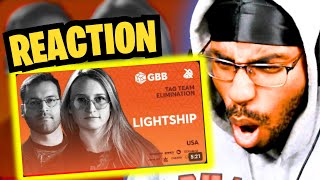 K Dre REACTS to LIGHTSHIP  Grand Beatbox Battle 2019  Tag Team Elimination REACTION [upl. by Atwahs251]