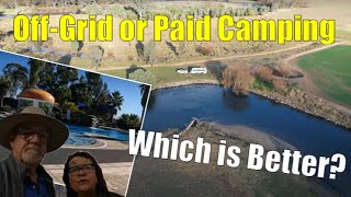 Off Grid v Paid Camping on the Murray River Albury to Cobram [upl. by Aynnek]