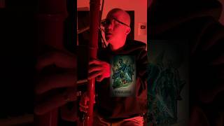 The Mandalorian Theme on a GIGANTIC recorder themandalorian starwars [upl. by Kciremed]