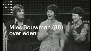 Nationale heldin en tvkoningin Mies Bouwman 88 overleden  RTL NIEUWS [upl. by Idid477]