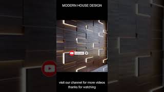 wooden wall panel design ideas for modern home interior  Modern Living Room Wall Decorating Ideas [upl. by Yadnus650]