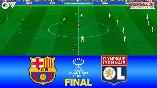 Barcelona vs Lyon  UEFA Womens Champions League 2024 Final  EA FC 24 Full Match  Gameplay PC [upl. by Turrell]