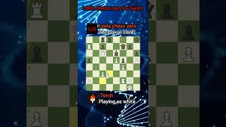 Leela chess zero Vs Torch  intelligent chess game [upl. by Reteid]